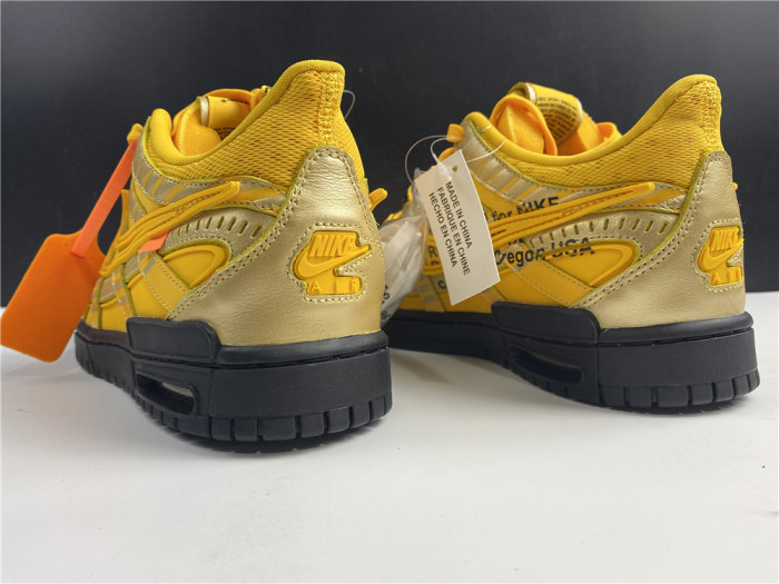 Nike Air Rubber Dunk Off-White University Gold CU6015-700