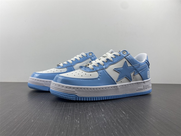 A Bathing Ape SK8 Sta  Low Blue BA1H70191001