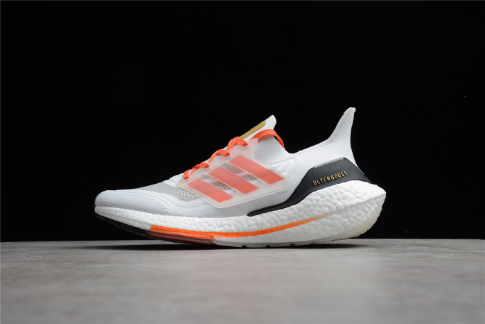 Ad*s ultraboost white red and black fz2106